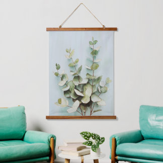 eucaliptus Wood Topped Wall Tapestry