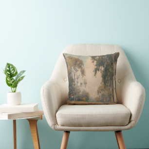 Eucalyptus (1922) – Delicate Watercolor Botanical Cushion