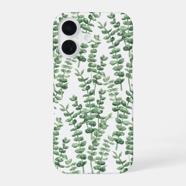 Eucalyptus 1 iPhone 16 case (Back)