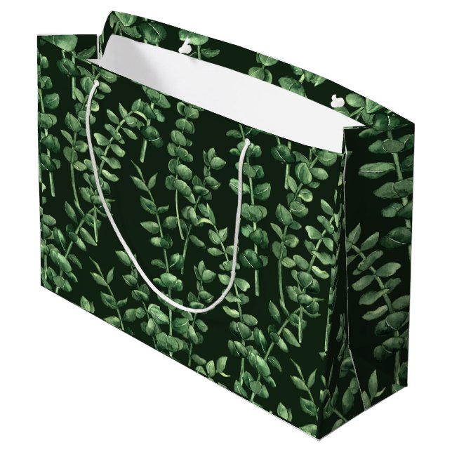 Eucalyptus 2 large gift bag (Back Angled)