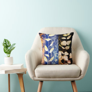 Eucalyptus Abstract Painting Cushion