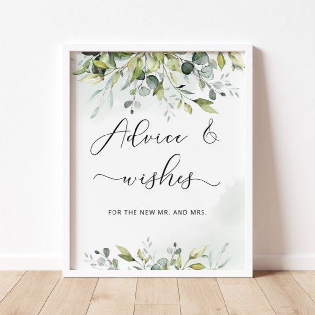 Eucalyptus advice and wishes for Newlyweds Poster (Creator Uploaded)