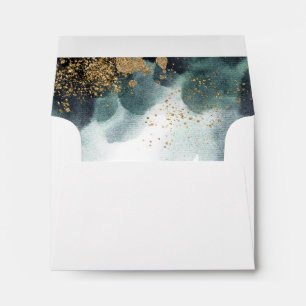 Eucalyptus Ampersand Pre-Printed Address RSVP Envelope