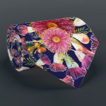 Eucalyptus And Wattle Spring Blooms Tie<br><div class="desc">Spruce up your wardrobe with this Spring eucalyptus and wattle patterned neck tie. This modern floral pattern is perfect for depicting Australian flora. Bright and bold this modern floral tie will add a touch of Aussie elegance to any gift-giving occasion or perfect for Australian weddings or corporate events or office...</div>