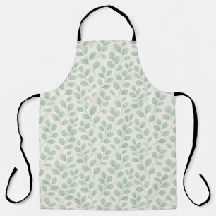 Eucalyptus Botanical Pattern Apron