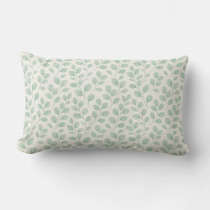 Eucalyptus Botanical Pattern Lumbar Cushion