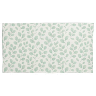 Eucalyptus Botanical Pattern Pillowcase