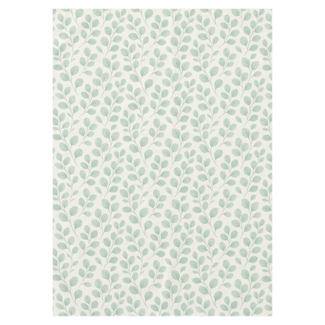 Eucalyptus Botanical Pattern Tablecloth (Front)