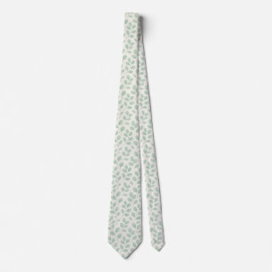 Eucalyptus Botanical Pattern Tie