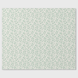 Eucalyptus Botanical Pattern Wrapping Paper
