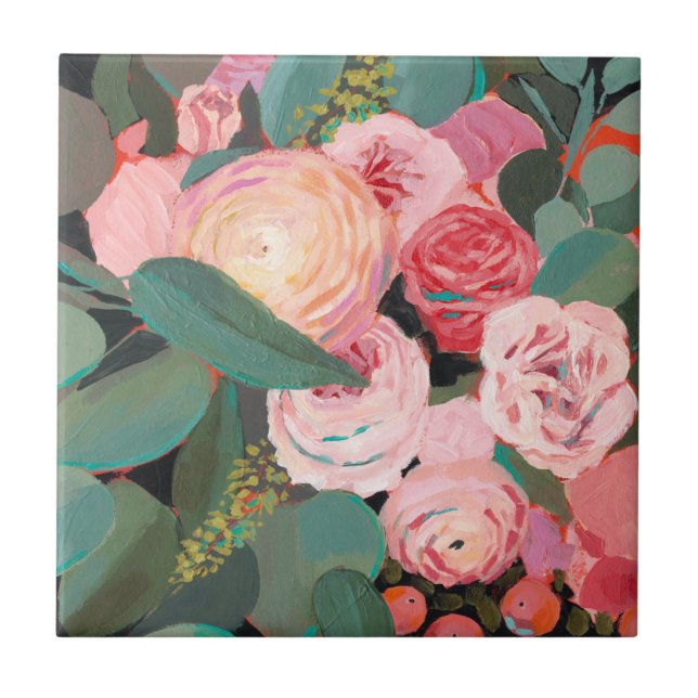 Eucalyptus Bouquet Ceramic Tile (Front)