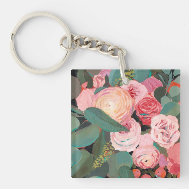 Eucalyptus Bouquet Key Ring (Front)