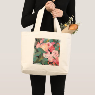 Eucalyptus Bouquet Large Tote Bag
