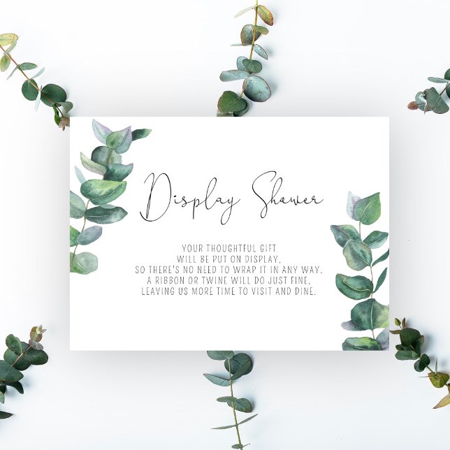 Eucalyptus branch - Display Shower Enclosure Card (Creator Uploaded)
