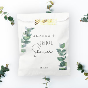 Eucalyptus - bridal shower favour bag