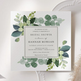 Eucalyptus Bridal Shower Invitation