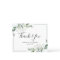Eucalyptus Calligraphy Wedding Thank You Card