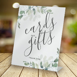 Eucalyptus Cards & Gifts Pedestal Sign