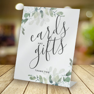 Eucalyptus Cards & Gifts Pedestal Sign