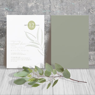 Eucalyptus Colour Tones Rehearsal Dinne Green ID90
