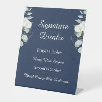 Eucalyptus Cotton | Navy Modern Signature Drinks
