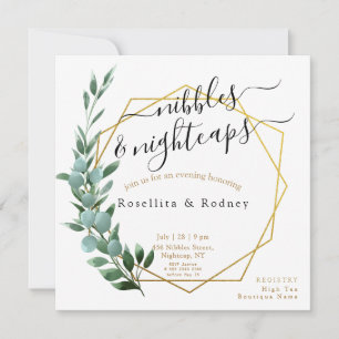 Eucalyptus Couples Wedding Shower Unique Elegance Invitation