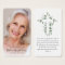 Eucalyptus Cross Photo Memorial Prayer Card