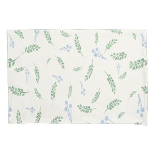 Eucalyptus & Dandelions Botanical Pattern Pillowcase