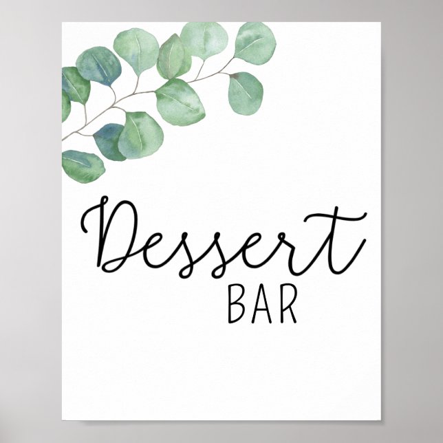 Eucalyptus - Dessert bar poster (Front)