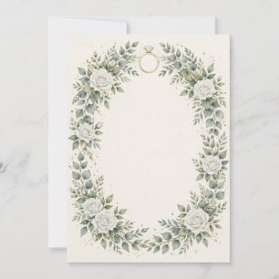 Eucalyptus Engagement Party Invitation
