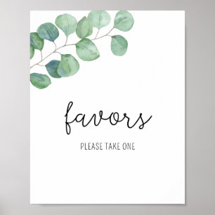 Eucalyptus - Favours, please take one poster