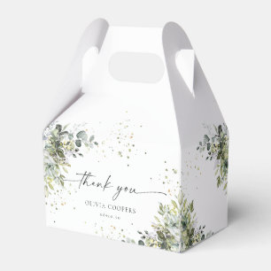 Eucalyptus Floral Greenery Baby Shower Favour Box
