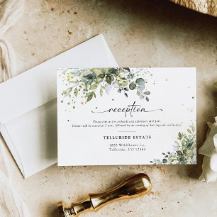 Eucalyptus Floral Greenery Enclosure Card
