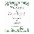 Eucalyptus Foliage Wedding Welcome