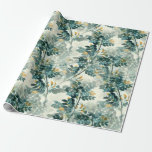 Eucalyptus Foliage  Wrapping Paper<br><div class="desc">Use this lovely blue-green leaf design background gift paper for birthdays and other important occasions. To add your own design use the template. Purchase yours today by clicking the store link.</div>