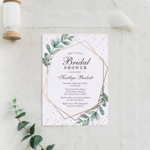 Eucalyptus Geometric Bridal Shower Real