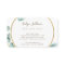 Eucalyptus gold circle business card
