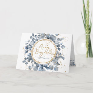 Eucalyptus Gold Glitter Code 01 - RSVP 1 Invitation