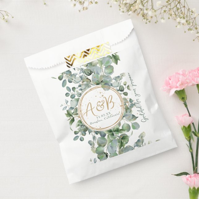 Eucalyptus Gold Glitter - Code 02 - b Favour Bag (Sealed)