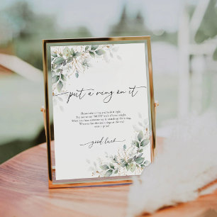 Eucalyptus Gold Put A Ring On It Sign