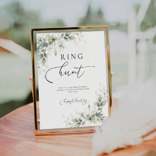 Eucalyptus Gold Ring Hunt Sign