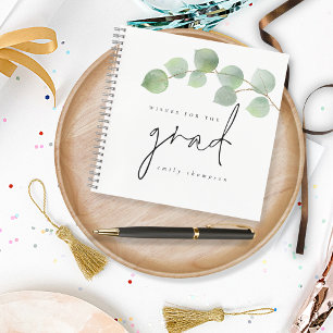 Eucalyptus Graduation Wishes for Grad Guest Book