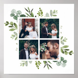 Eucalyptus Green Foliage Wedding 4 Photo Poster