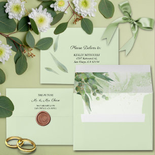 Eucalyptus  Green Gold Foliage  Envelope