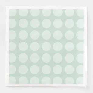 Eucalyptus Green Polka Dot Pattern Napkin
