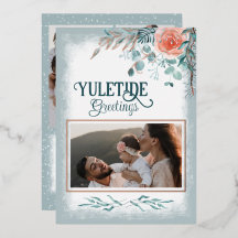 Eucalyptus Green, Winter Pink Rose, Family Photo