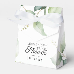 Eucalyptus Greenery Botanical Bridal Shower Favour Box