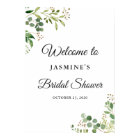 Eucalyptus Greenery Bridal Shower Welcome Sign