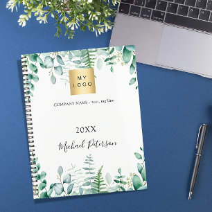 Eucalyptus greenery business logo 2025 planner