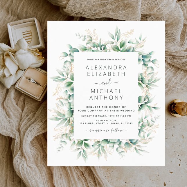Eucalyptus Greenery Elegant Wedding (Creator Uploaded)